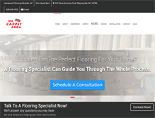 Tablet Screenshot of carpetbarncarolina.com